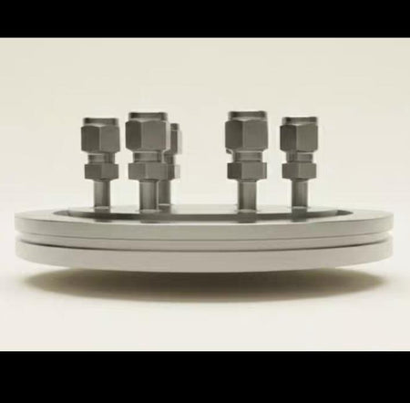 Kurt J Lesker ISO-K 100 to 6-Port VCR Manifold 316L SS