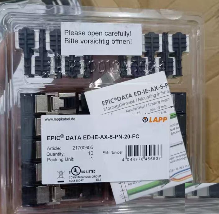 LAPP RJ45 DATA ED-IE-AX-5-PN-20-FC 10 9 500 N2-1