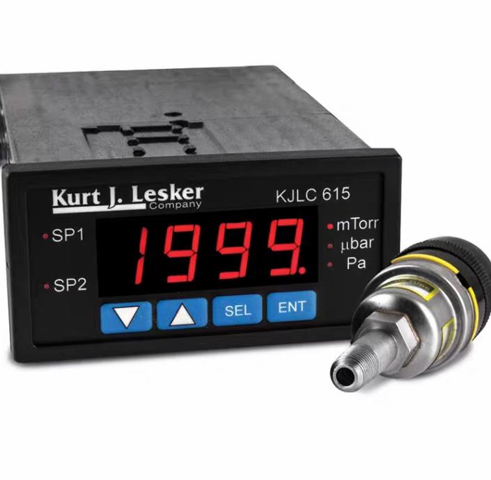 LESKER KJL615TC-KNT 6900 DV-6 6900 1 13 6106RMB CONTROLLER T C GAUGE DIGITAL 1 MTORR-1000 MTORR PROGRAMMED FOR KJL-6000 GAUGE TUBE ALL ACCESSORIES INTERCONNECT CABLE POWER SUPPLY MOUNTING HARDWARE INCLUDED NO TUBE INCLUDED