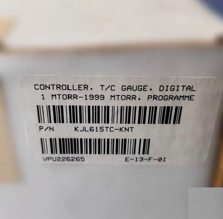 LESKER KJL615TC-KNT 6900 DV-6 6900 1 13 6106RMB CONTROLLER T C GAUGE DIGITAL 1 MTORR-1000 MTORR PROGRAMMED FOR KJL-6000 GAUGE TUBE ALL ACCESSORIES INTERCONNECT CABLE POWER SUPPLY MOUNTING HARDWARE INCLUDED NO TUBE INCLUDED