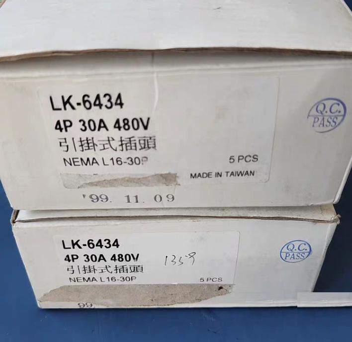 LKEW LK6434 HBL2731L16-30P 4P 30A 480V NEMA Hubbell HBL2731