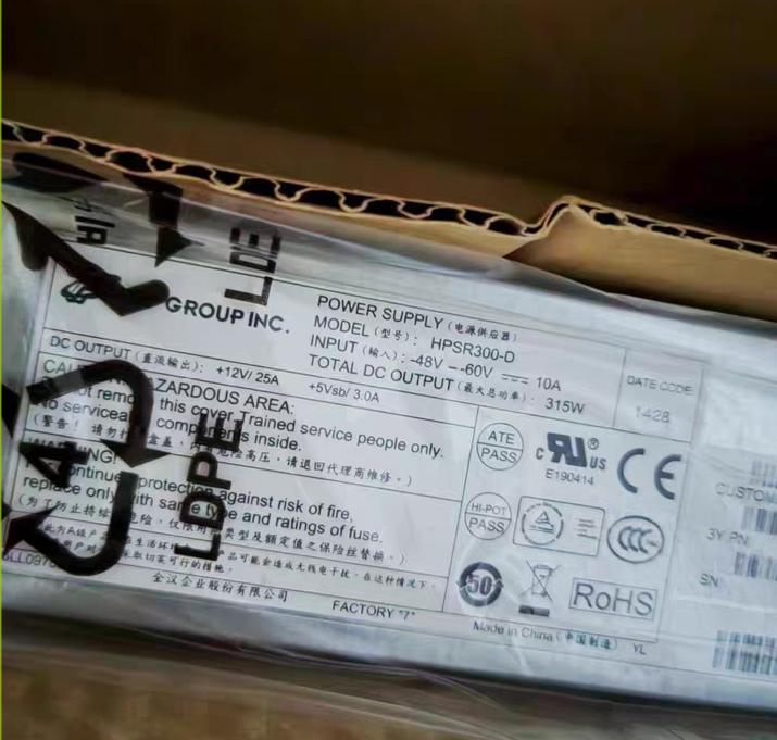 LOPE   HPSR300-D      -48V -60V    12V 25A  5Vsb 3 0A    315W
