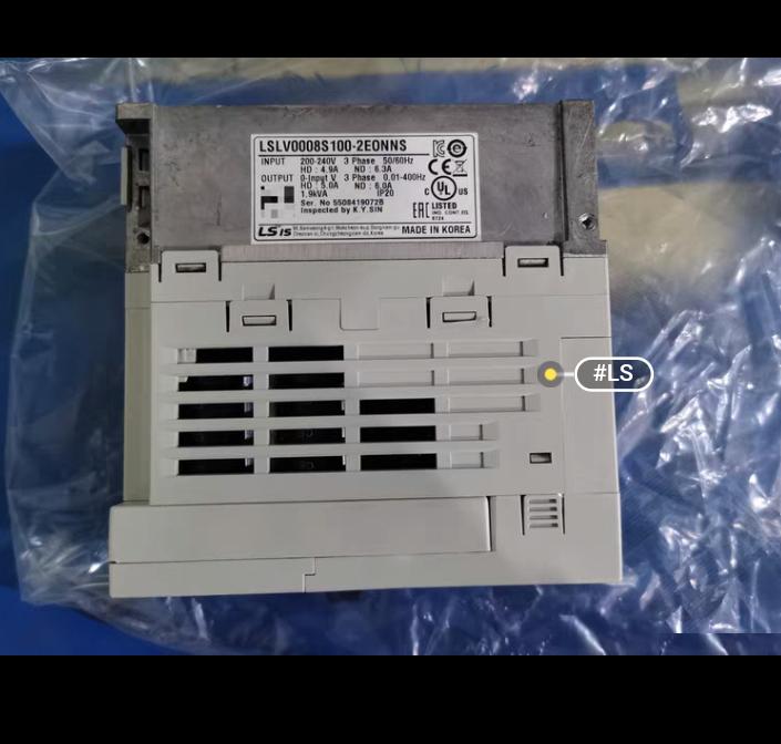 LS LSLV0008S100-2EONNS 200-240V 0-400V 3 0 01-400Hz 1 9kVA 1