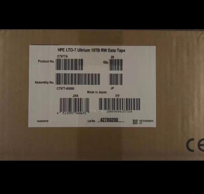 LTO7 C7977A 20 Ultrium 6TB 15TB -
