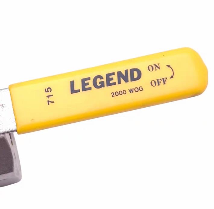 Legend 113-105 T-715 Stainless Steel Manual Ball Valve 1in NPT 2000psi WOG