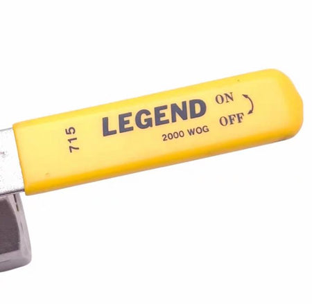 Legend 113-105 T-715 Stainless Steel Manual Ball Valve 1in NPT 2000psi WOG