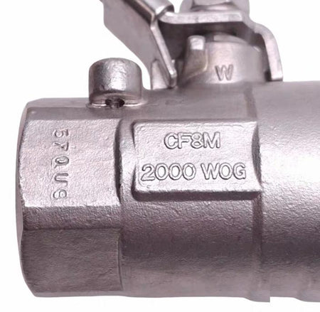 Legend 113-105 T-715 Stainless Steel Manual Ball Valve 1in NPT 2000psi WOG