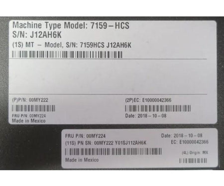7159-HCS G7052 1GbE 10Gb 00MY224