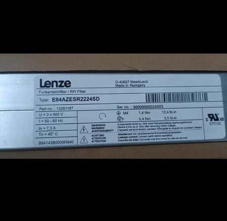 Lenze E84AZESR2224SD 5000 G11-2