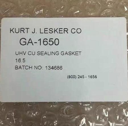 Lesker GA-1650 GASKET COPPER DN350CF 16 50 OD FLANGE 14 831 OD 14 037 ID 1 PER PACKAGE3 4