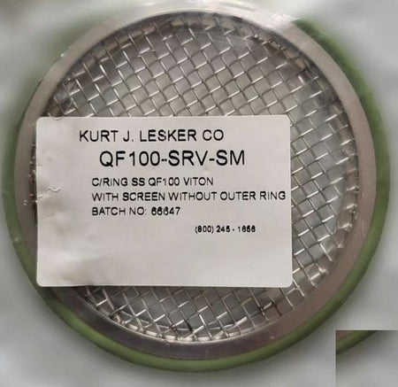 Lesker QF100-CR-SM 0610-10070Stainless steel ring with fluorocarbon FKM o-ring 4