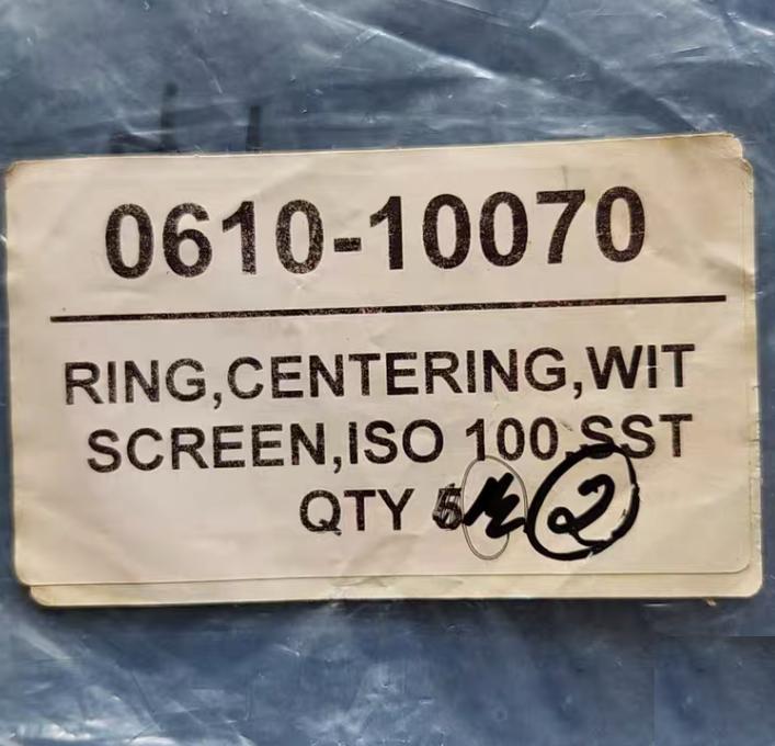 Lesker QF100-CR-SM 0610-10070Stainless steel ring with fluorocarbon FKM o-ring 4
