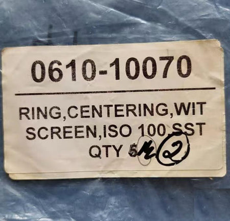 Lesker QF100-CR-SM 0610-10070Stainless steel ring with fluorocarbon FKM o-ring 4