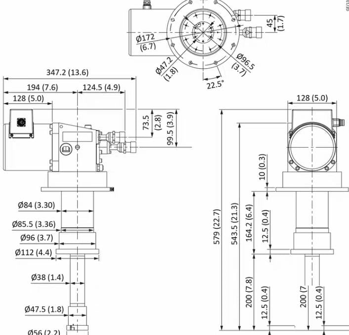 Leybold Coolpower 10 MD P N 842010COOLPOWER 10 MDi - DN 160 ISO-K 842010V06 Two stage refrigerator cold head with DN 160 ISO-K flangeCooling power1st stage 115 W 80 K2nd stage 18 W 20 K