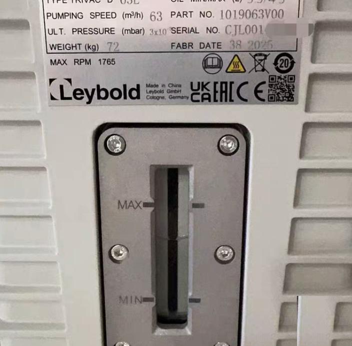 Leybold TriVac D63L TriVac Dual Stage Rotary Vane Vacuum Pump Three Phase 230 460 VAC 42 3 CFM PN 1019063V0115500 1 2