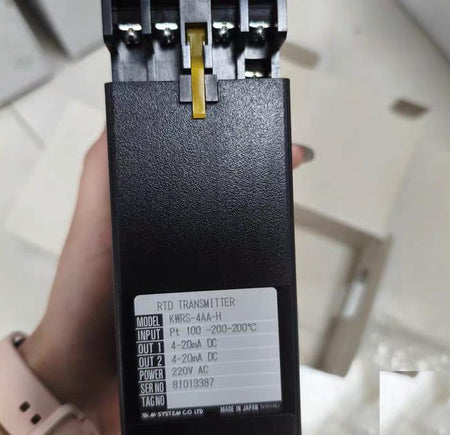 M-SYSTEM KWRS-4AA-H Pt100 -200 200℃ 4-20mA 220V AC