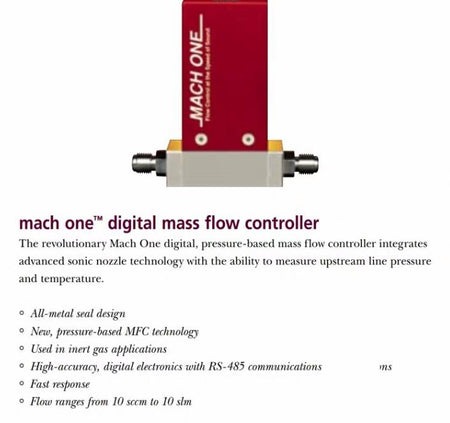 MACH ONE M1-10-100-01-01-00MFC O2 100 SCCM
