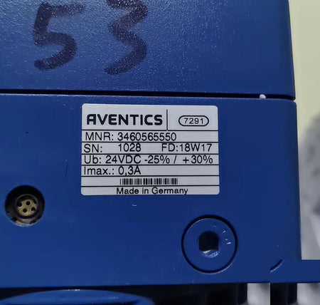 MAN AVENTICS I P 3460565550 24VDC 0 3A