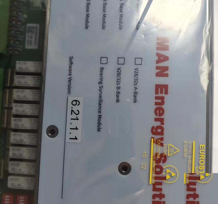 MAN BASE Module L32 40 CODELOAD ver 6 21 1 1 BM MODUL MBD NO 1680910-3SERIAL NO SS-0422007 997