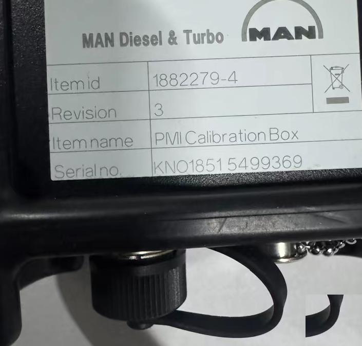 MAN Diesel Turbo PMI Calibration Box 1882279-4 KISTLER