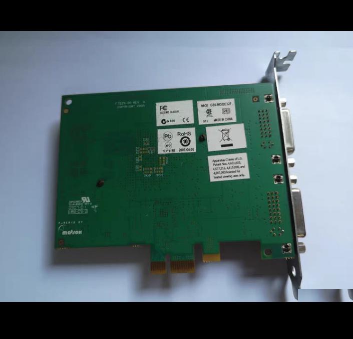 MATROX F7229-00 REV A G550-PCIE B 1X DVI