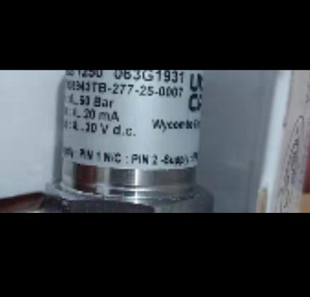 MBS1250 063G1931 0-60Bar 900 N4-2