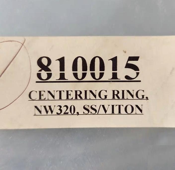 MDC QF320-SAVR 6 SS INNER AL OUTER FKM O-RING The L1200-CRSS MDC 810015 Centering Ring with NW320 Viton is designed to ensure proper alignment and centering of mating flange faces