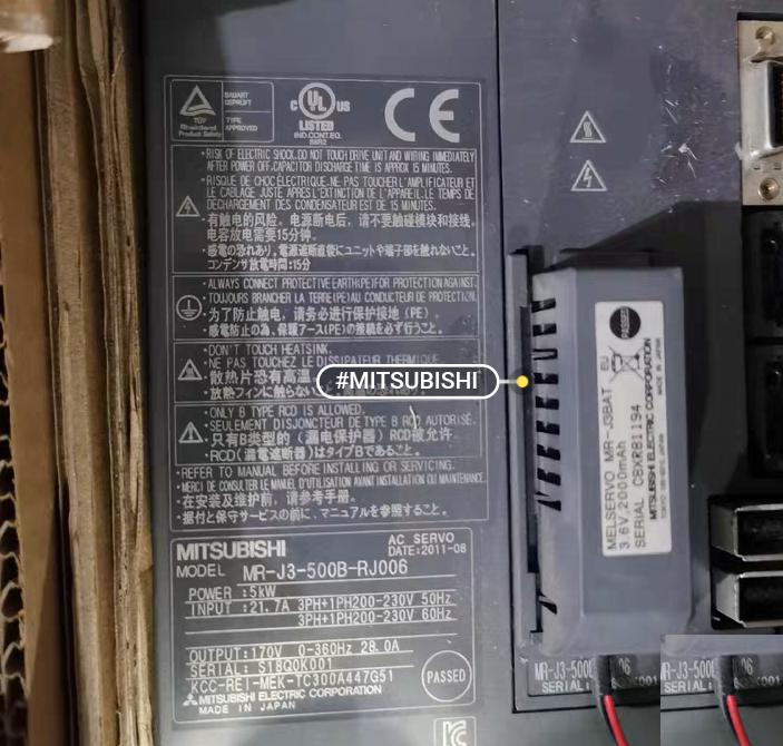 MITSUBISHI MR-J3-500B-RJ006