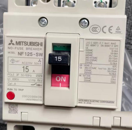 MITSUBISHI NF125-SW 15A 3P AC220V