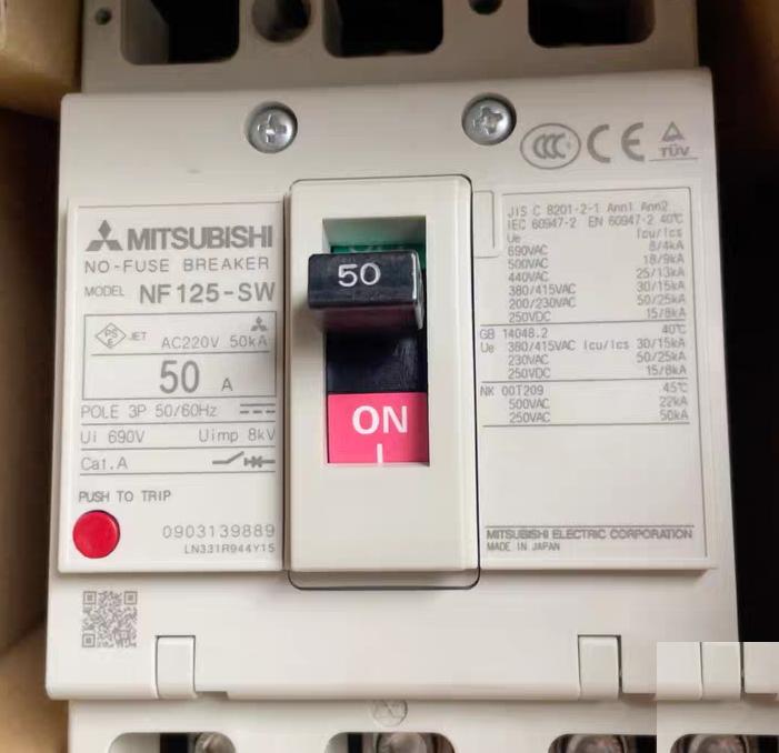 MITSUBISHI NF125-SW 50A 3P AC220V
