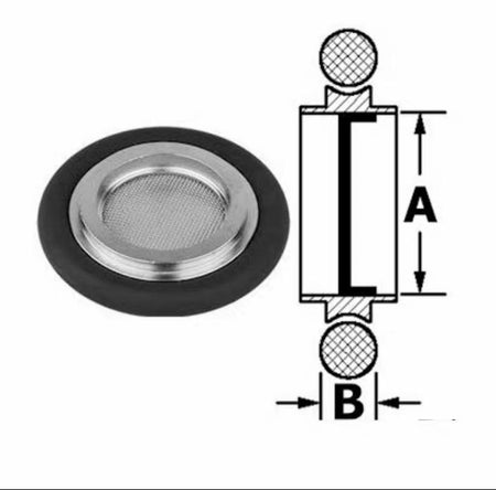 MKS 100014510 SEAL FILTER CENTERING RING ASSY NW16KF S V 380714 2 383749 1