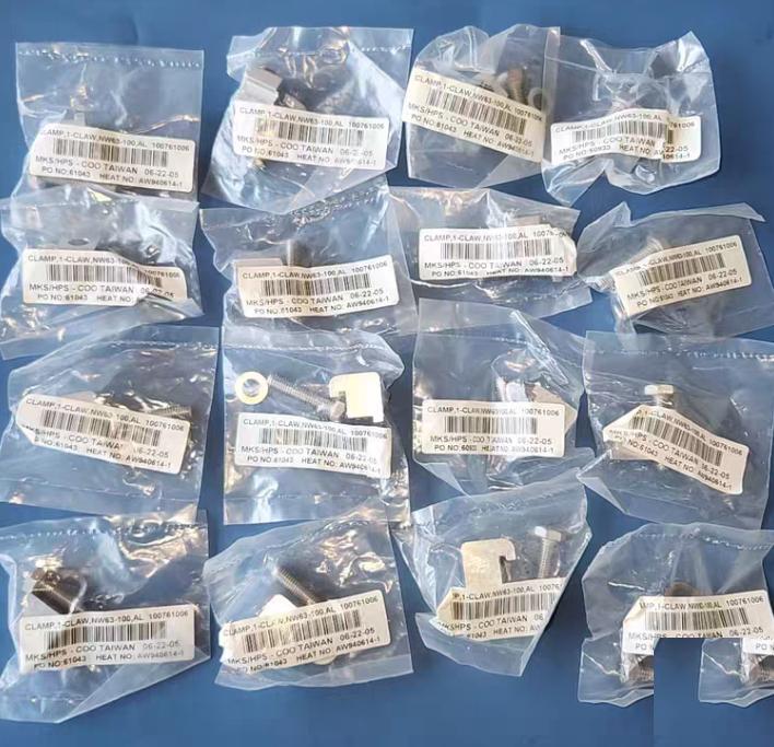 MKS 100761006 16 Single Claw Flange Clamp ISO-MF Sizes NW63 to NW100 M8 Thread It is important that the clamps or bolts not be over tightened or warping of the flanges could result The torque rating for clamps and bolts is 7 to 10 pounds per foot