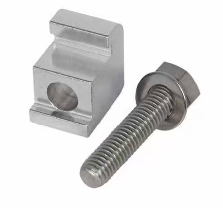 MKS 100761006 16 Single Claw Flange Clamp ISO-MF Sizes NW63 to NW100 M8 Thread It is important that the clamps or bolts not be over tightened or warping of the flanges could result The torque rating for clamps and bolts is 7 to 10 pounds per foot