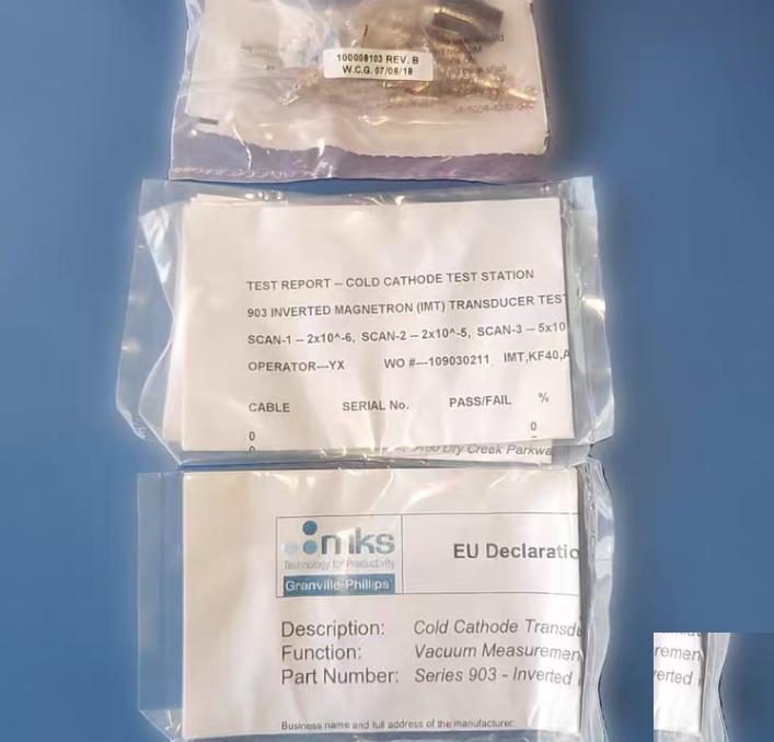 MKS 109030211 E33000202 MKS HPS SERIES 903 COLD CATHODE IONIZATION VACUUM GAUGE TRANSDUCER 109030211 KF40 AP109030114 3 1500