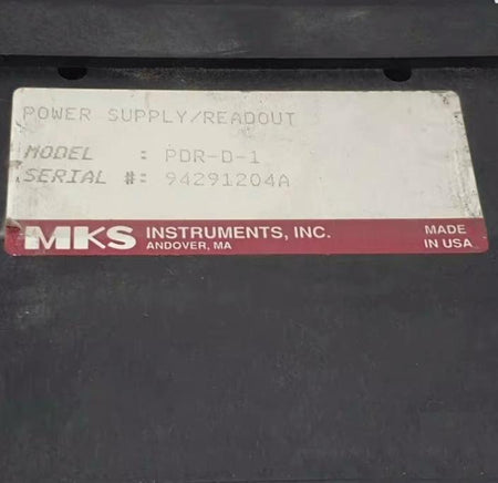 MKS 122AA-00100BB Pressure TransducerPDR-D-1 digital readout
