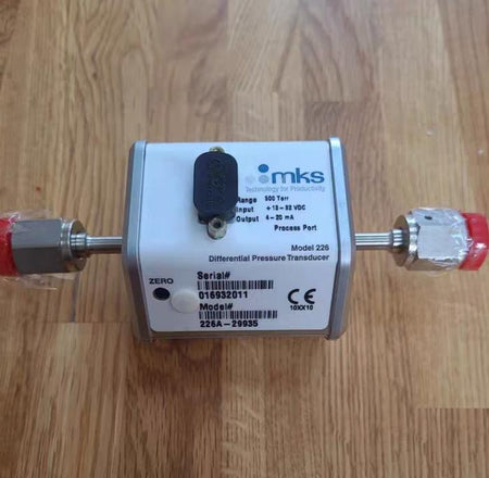 MKS 226A-29935 differential Pressure Transducer model 226 Pressure range 500 Torr supply 13 - 32 VDC output 4-20 mA brand new10 12