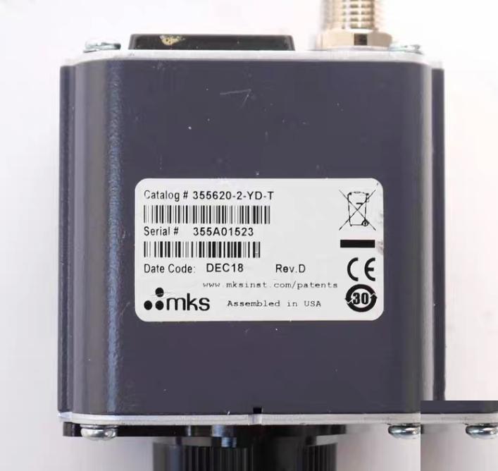 MKS 355620-2-YE-T Hot Cathode Vacuum Transducer Display Yttria NW25 ISO-KF DeviceNet 2 Relays