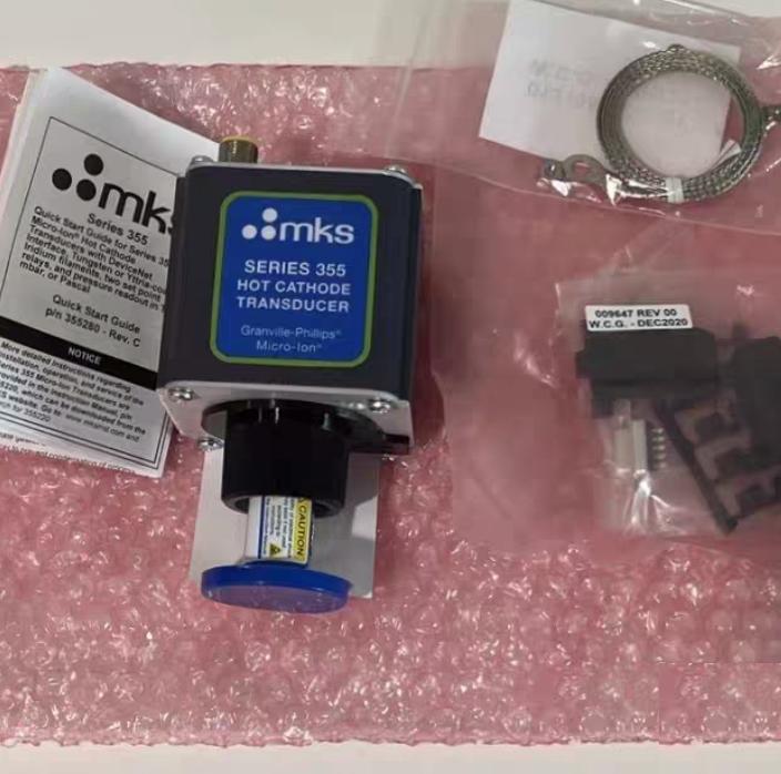MKS 355620-2-YE-T Hot Cathode Vacuum Transducer Display Yttria NW25 ISO-KF DeviceNet 2 Relays8 10