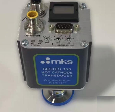 MKS 355620-2-YE-T Hot Cathode Vacuum Transducer Display Yttria NW25 ISO-KF DeviceNet 2 Relays8 10