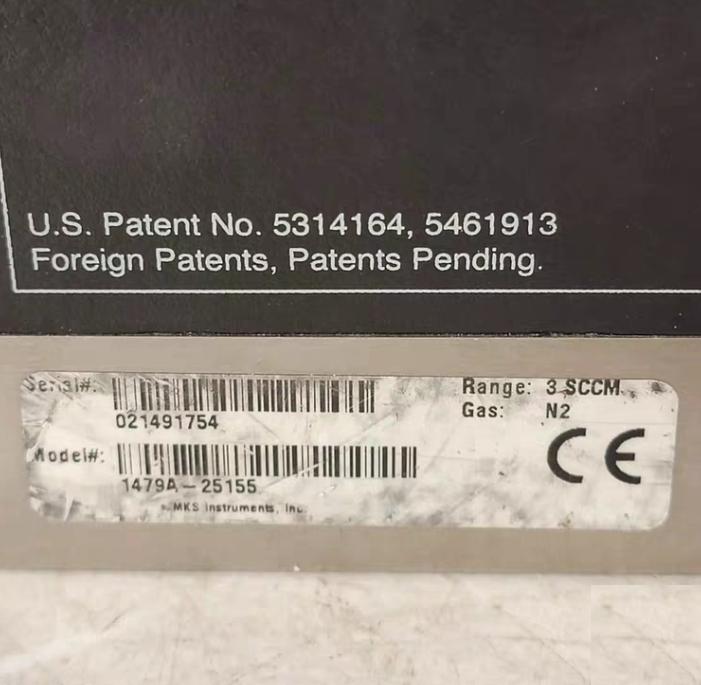 MKS 3 SCCM N2 MFC Mass-Flo 1479A-25155 1 4