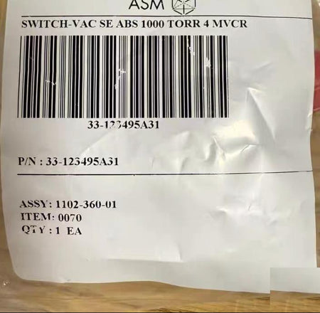 MKS 51B13TCA2BA050 ASM 33-123495A31 1