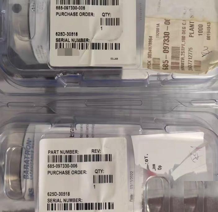 MKS 625D-30518 LAM 685-097330-006 2 MKS BARATRON CAPACITANCE MANOMETER 625D-30518 1 33 kPa 10TORR 13 33 mBar