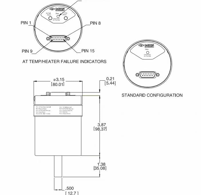 MKS 628D11TDE2P Range 1 33kPa 13 33mBar 10 Torr Baratron Capacitance Manometer