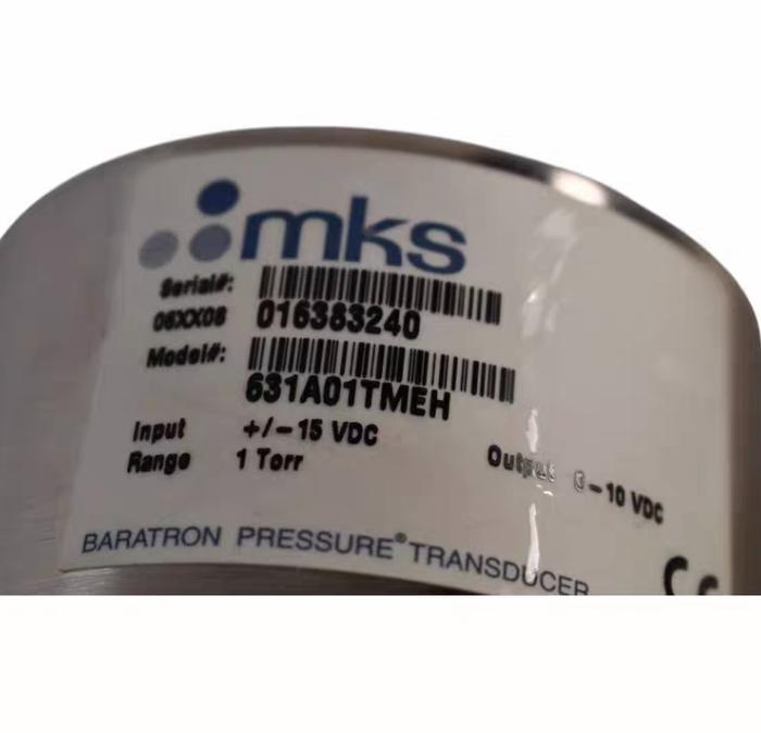 MKS 631A01TMEH Heated Baratron Capacitance Pressure Transducer 15 VDC1 5 TriClover 8 12