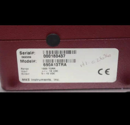 MKS 690A13TRA 1000 TORR PRESSURE TRANSDUCER
