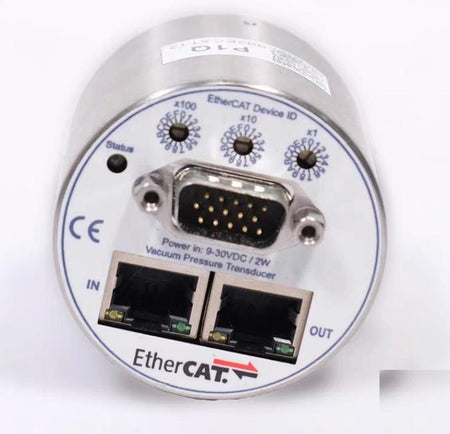 MKS 902B-1E0V0Piezo Vacuum Transducer 0 1-1000 Torr NW16 ISO-KF EtherCAT 0-10 VDC 15 pin HD D-Sub 1 Relay 8 12