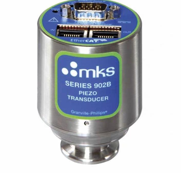 MKS 902B-1E0V0Piezo Vacuum Transducer 0 1-1000 Torr NW16 ISO-KF EtherCAT 0-10 VDC 15 pin HD D-Sub 1 Relay 8 12