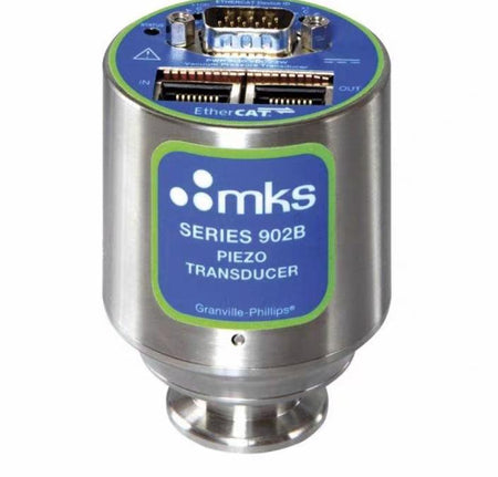 MKS 902B-1E0V0Piezo Vacuum Transducer 0 1-1000 Torr NW16 ISO-KF EtherCAT 0-10 VDC 15 pin HD D-Sub 1 Relay 8 12