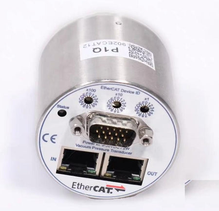 MKS 902B-1E0V0Piezo Vacuum Transducer 0 1-1000 Torr NW16 ISO-KF EtherCAT 0-10 VDC 15 pin HD D-Sub 1 Relay 8 12