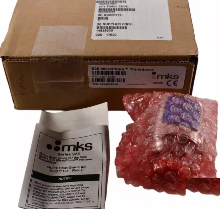 MKS 925-17020 Vacuum Pressure Transducer MicroPirani NW16 ISO-KF EtherCAT 8 12